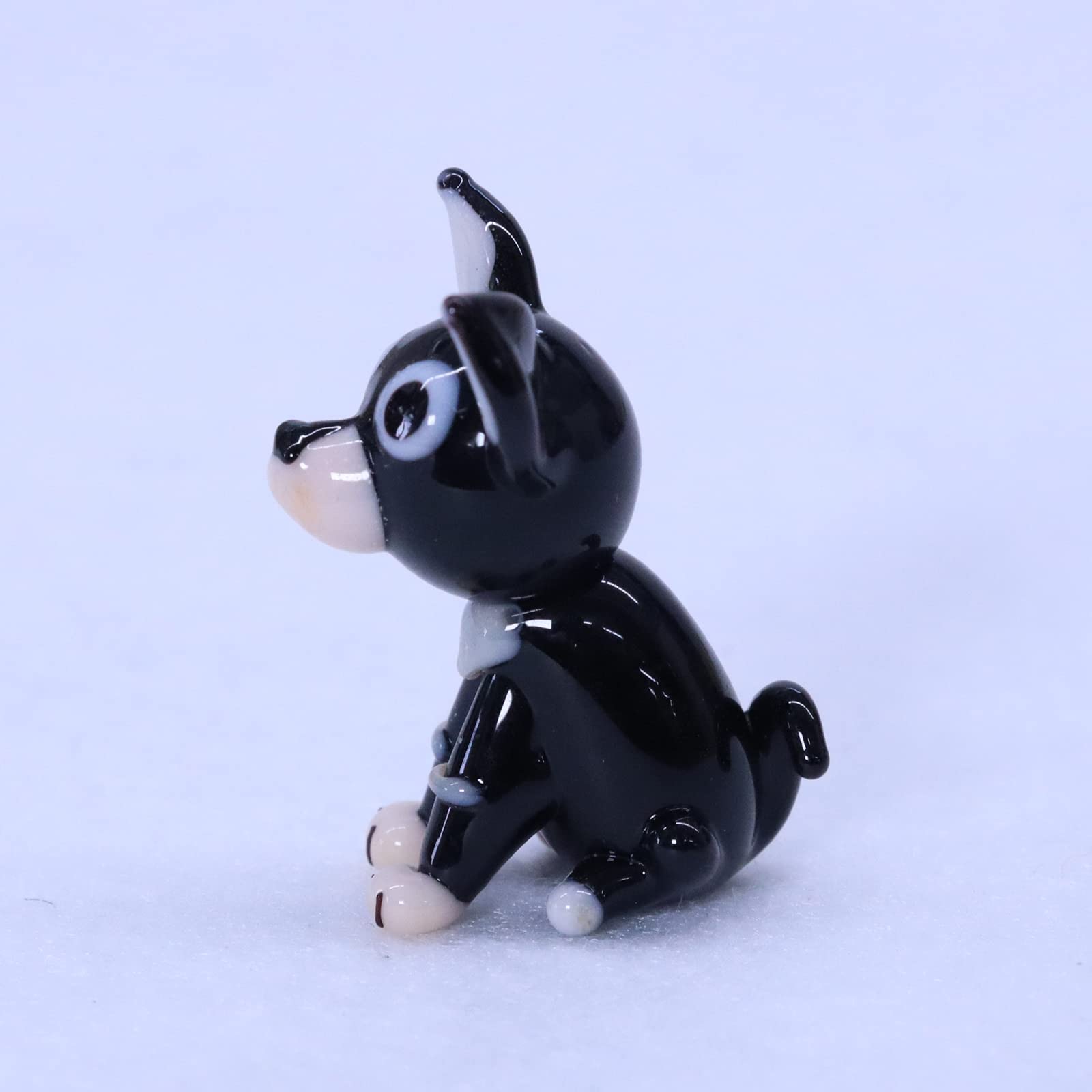 Amazon.co.jp: かわいらしい ガラス細工 ワンちゃんシリーズ